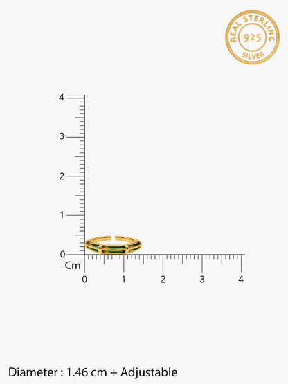 Golden Noorani Vibe Toe Rings
