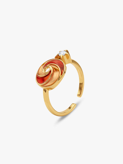 Golden Chakri Toe Rings