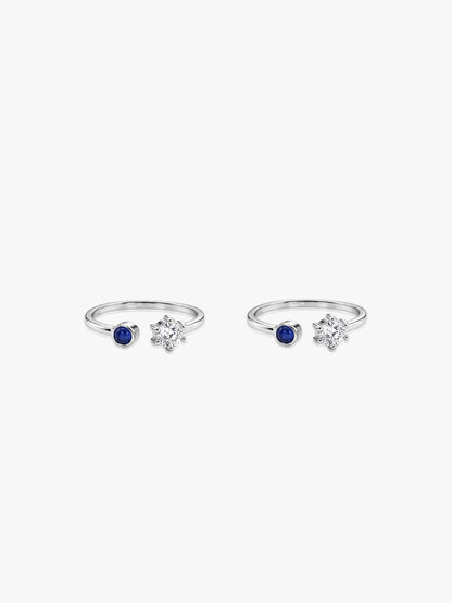 Silver Neel Tara Toe Rings