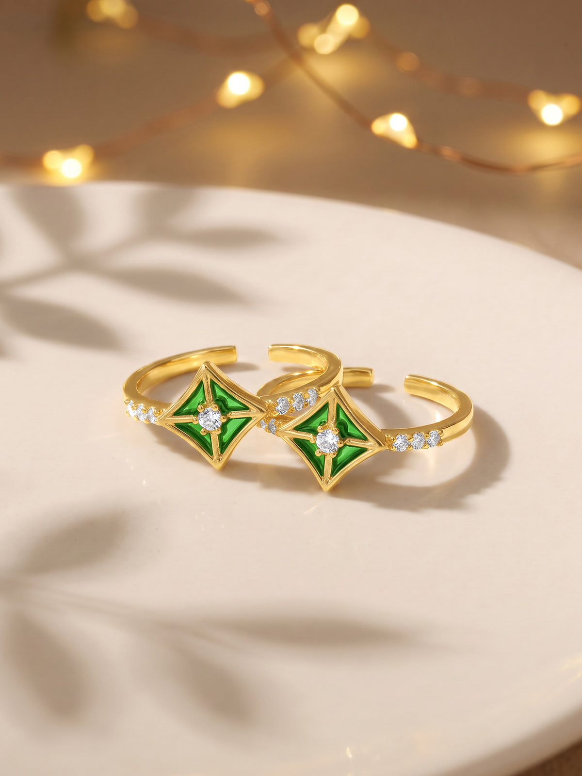 Golden Patang Pataka Toe Rings