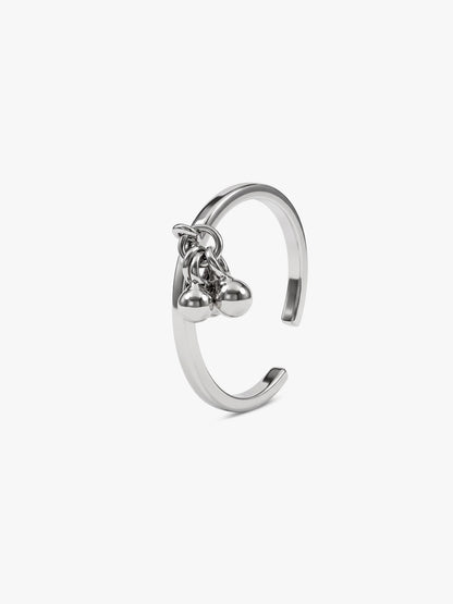 Oxidised Silver Ishwari Toe Rings
