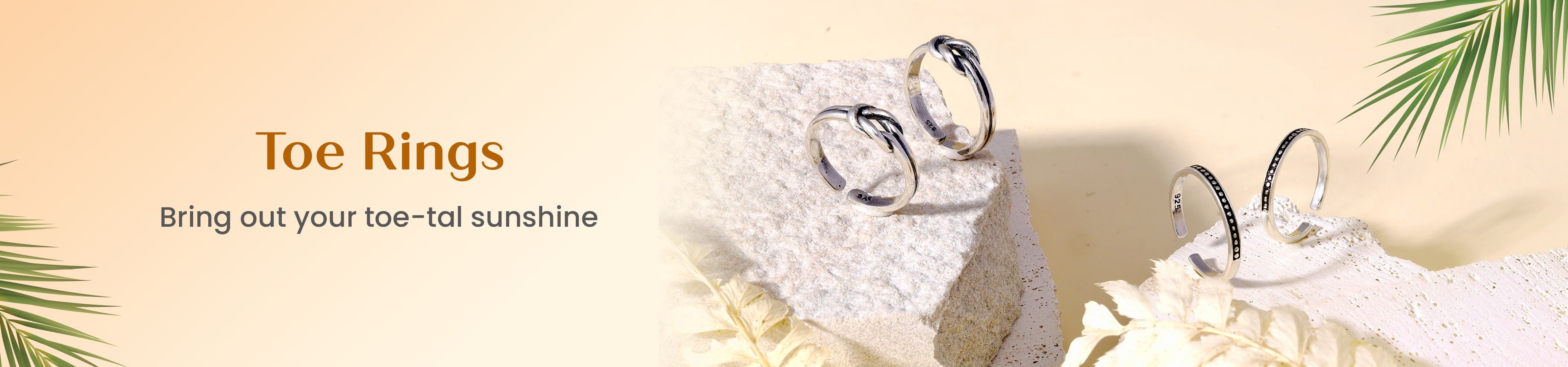 Toe Rings Online : Buy Silver Toe Rings at Best Price in India  GIVA 