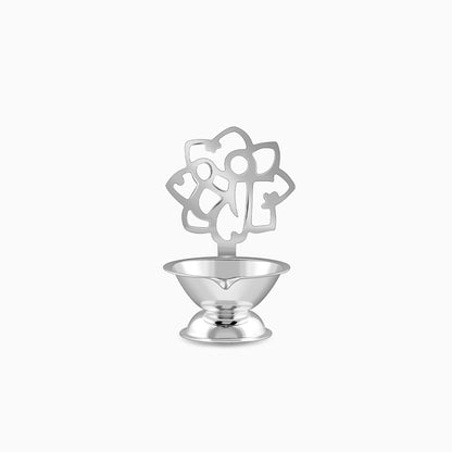Silver Divine Shree Diya