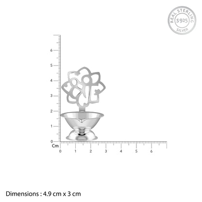 Silver Divine Shree Diya