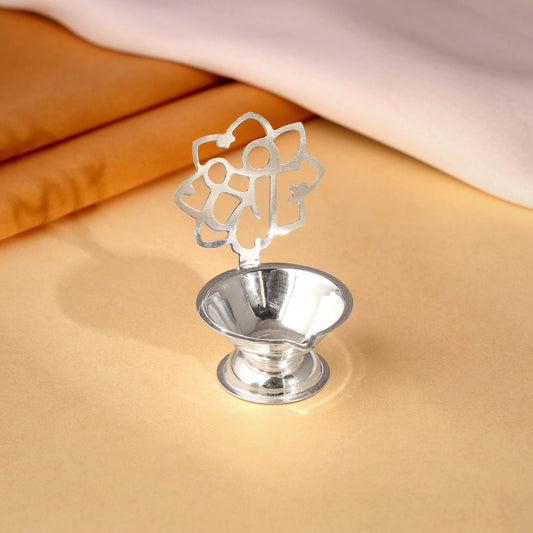 Silver Divine Shree Diya