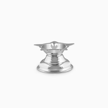 Silver Panchmukhi Diya