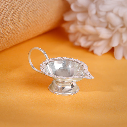 Silver Graceful Diya