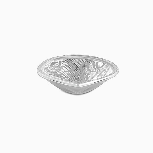 Silver Swastik Diya
