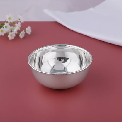 Silver Minimal Bowl