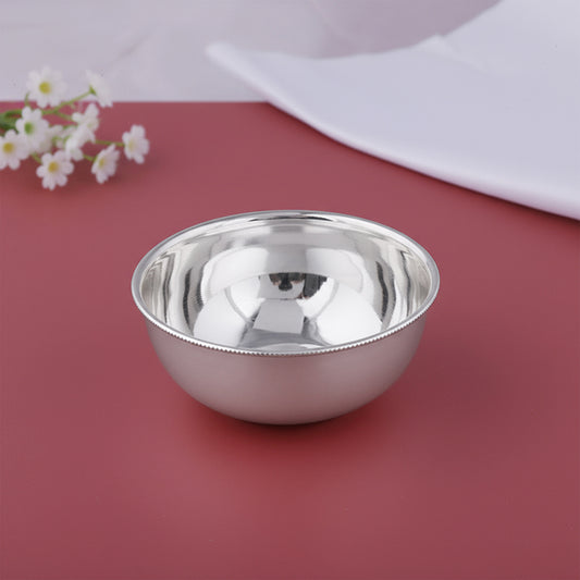 Silver Minimal Bowl