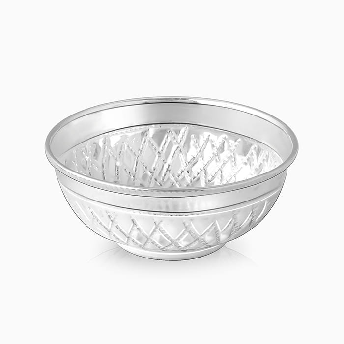 Silver Jaali Bowl