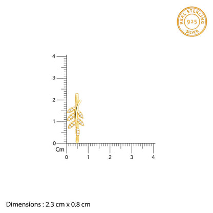 Golden Leafy Watch Band