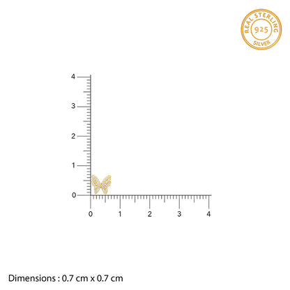 Golden Cheerful Flutter Watch Pins