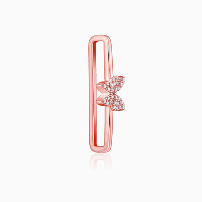 Rose Gold Butterfly Watch Band