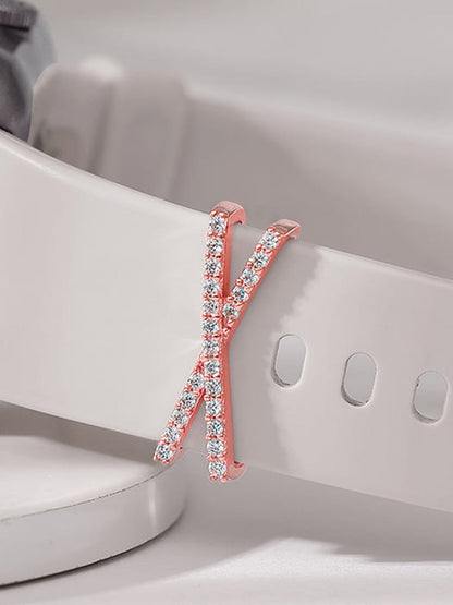 Rose Gold Cross Watch Band