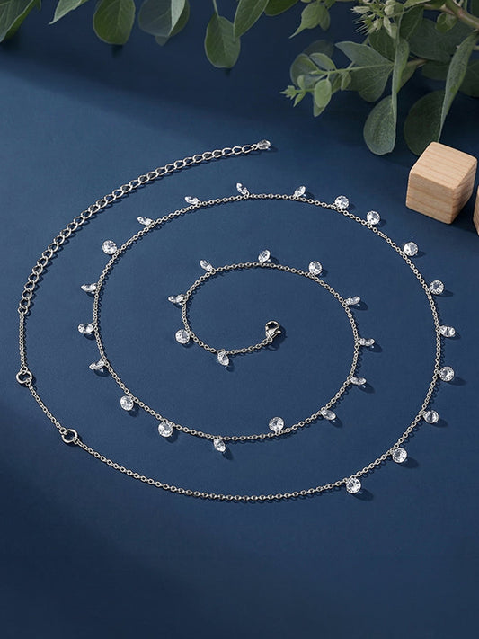 Silver Lumina Link Waist Chain
