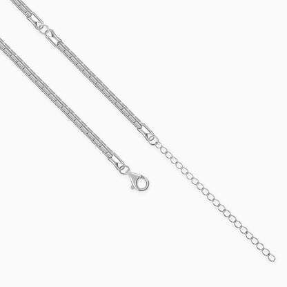Silver Venetian Box Waist Chain