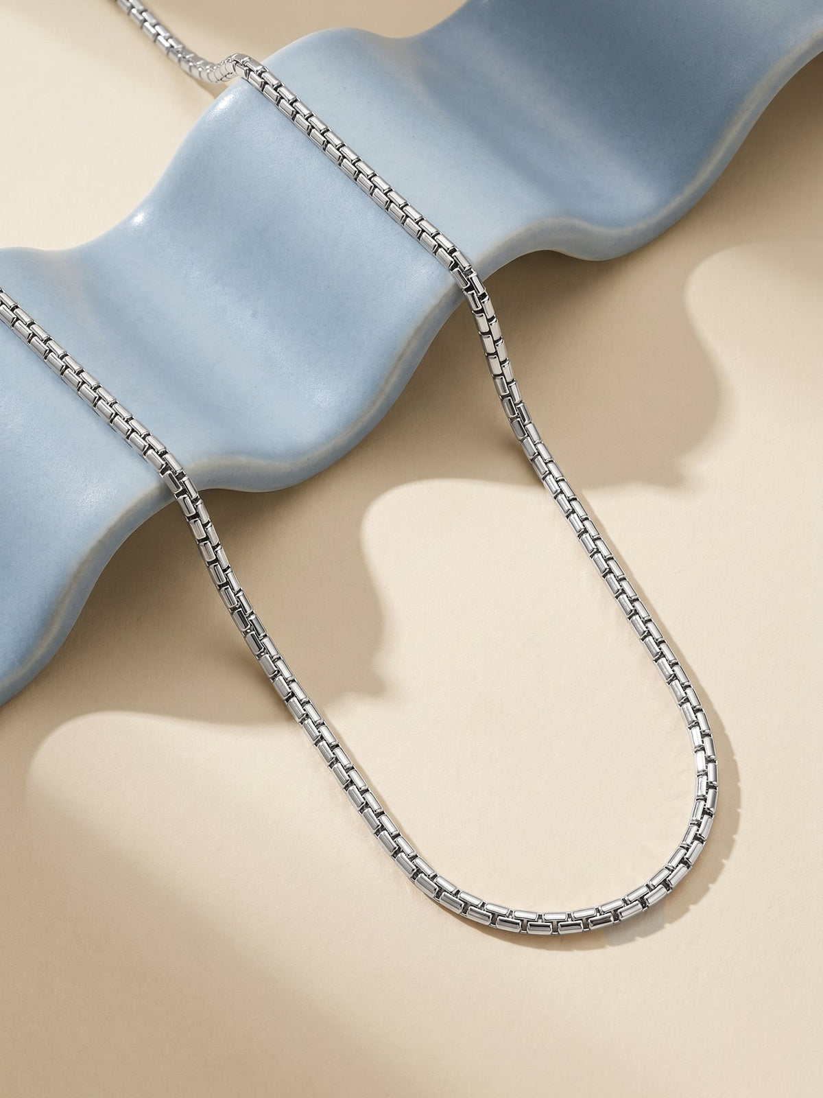 Silver Venetian Box Waist Chain