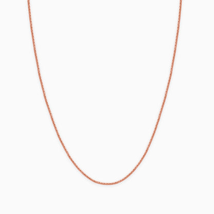 Rose Gold Venetian Box Waist Chain
