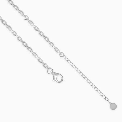 Silver Disc Charm Waist Chain