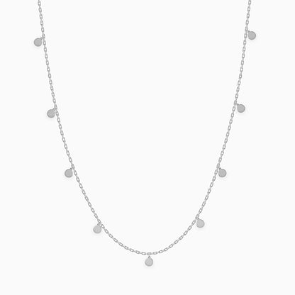 Silver Disc Charm Waist Chain