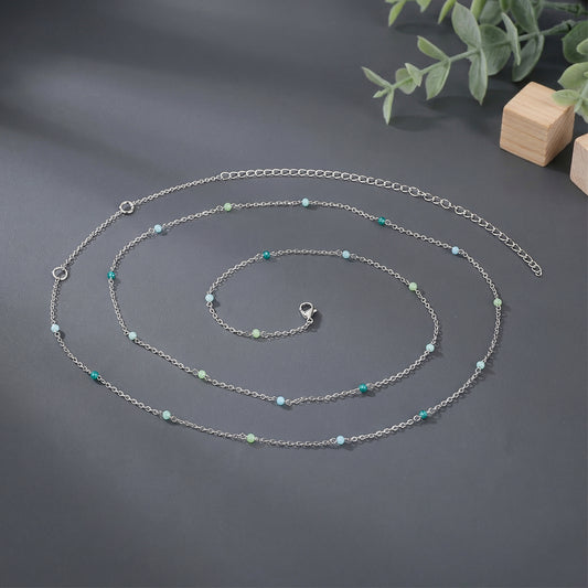 Silver Rainbow Waist Chain