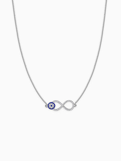 Silver Azure Infinity Waist Chain