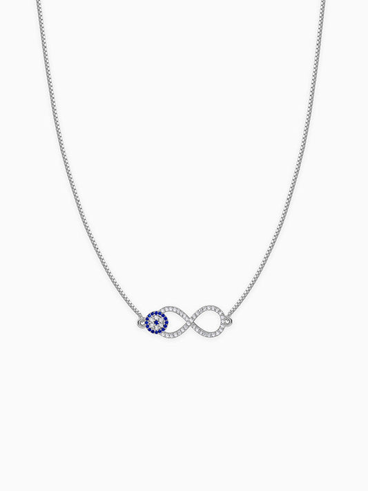 Silver Azure Infinity Waist Chain