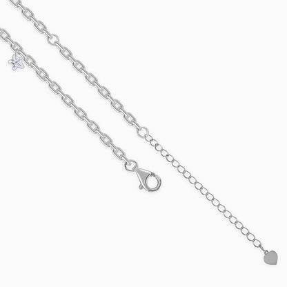 Silver Satellite Beads Waist Chain