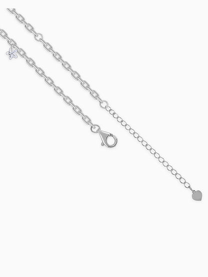 Silver Satellite Beads Waist Chain