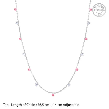 Silver Satellite Beads Waist Chain