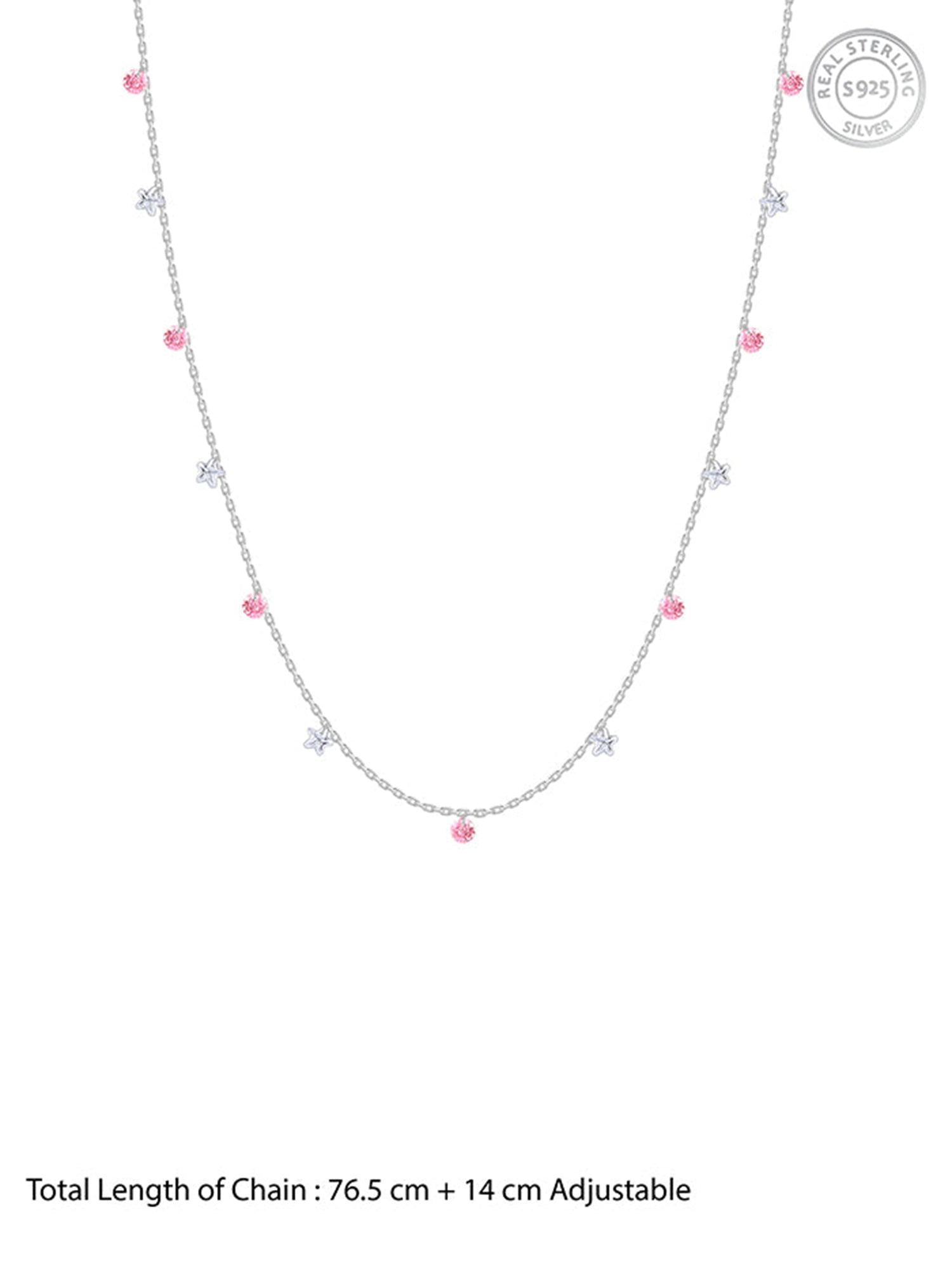 Silver Satellite Beads Waist Chain