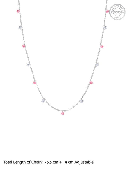 Silver Satellite Beads Waist Chain