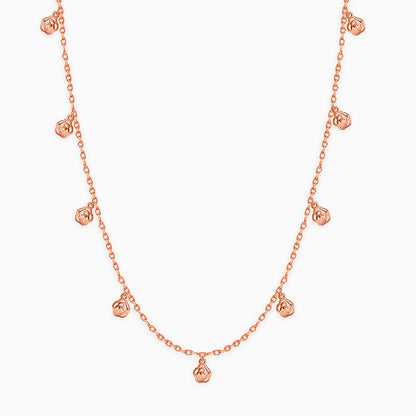 Rose Gold Floral Waist Chain