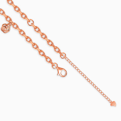 Rose Gold Floral Waist Chain