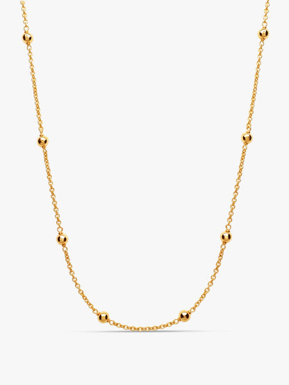 Golden Station Bead Waist Chain