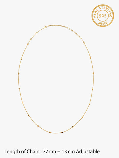 Golden Station Bead Waist Chain