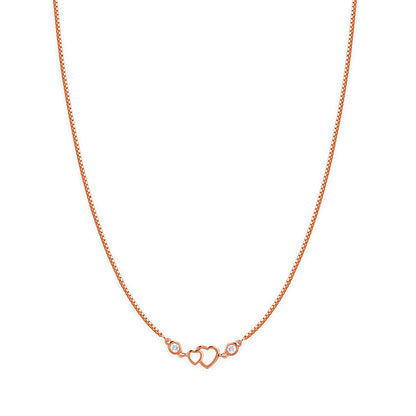 Rose Gold Roselle Heart Waist Chain