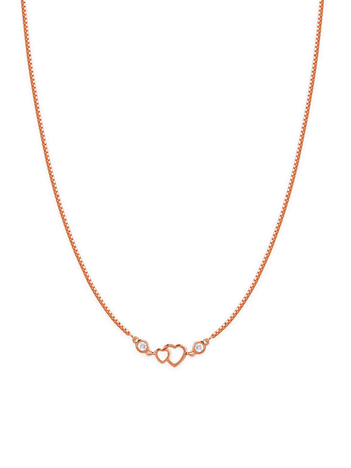 Rose Gold Roselle Heart Waist Chain