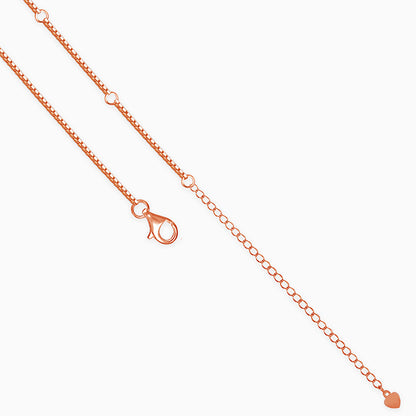Rose Gold Roselle Heart Waist Chain