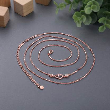 Rose Gold Roselle Heart Waist Chain