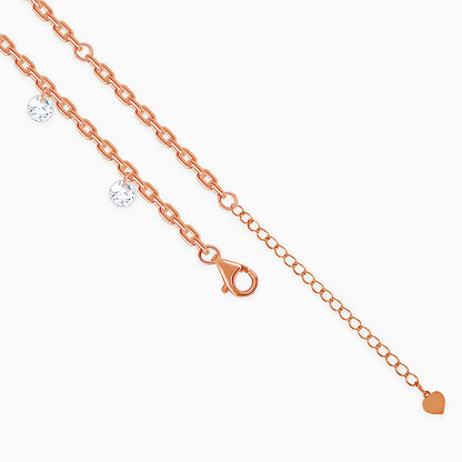 Rose Gold Rosara Gleam Waist Chain