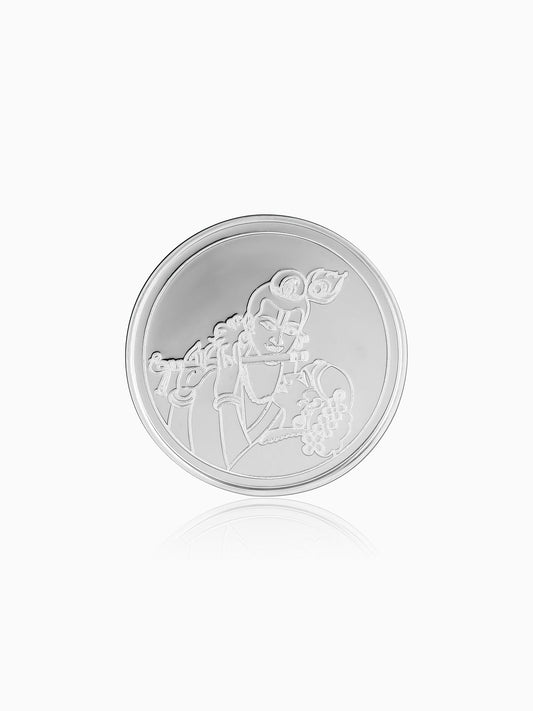 999 Silver Radha Krishna Coin-10g