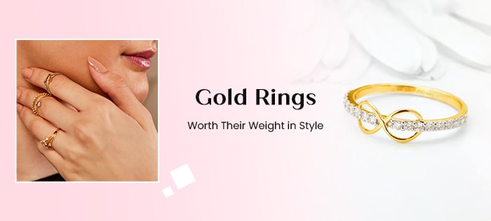 Spike design Gold plated adjustable Finger rings – Simpliful Jewelry