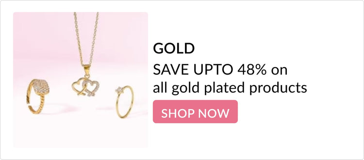 SAVE UPTO 48% on all gold plated products