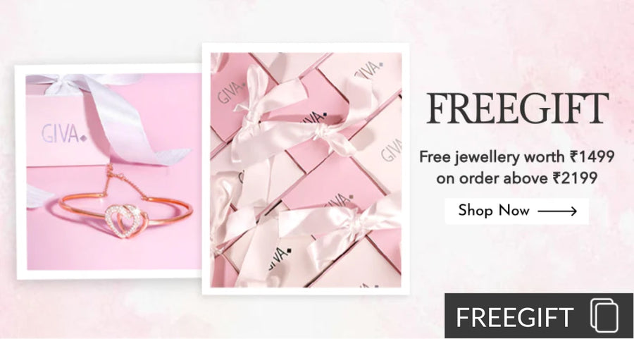 Free jewellery worth ₹1499 on order above ₹2199