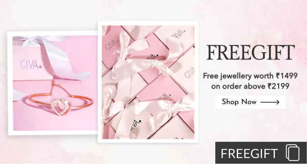 Free jewellery worth ₹1499 on order above ₹2199