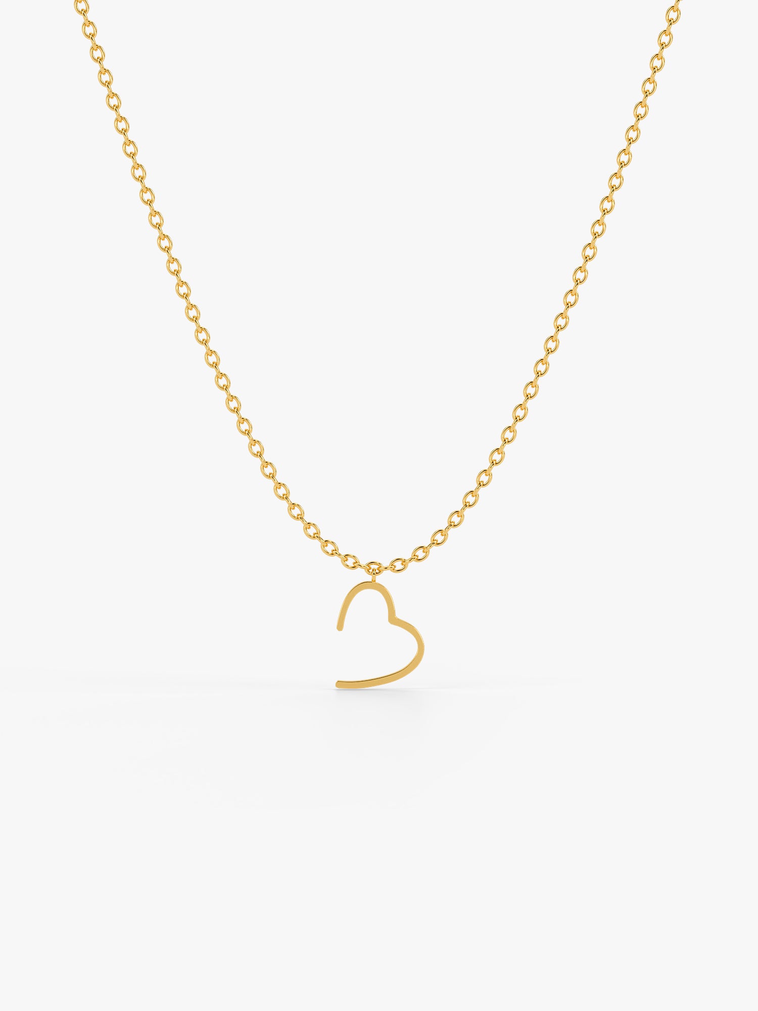 Heartline Gold Plated Necklace