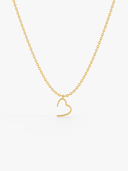 Heartline Gold Plated Necklace