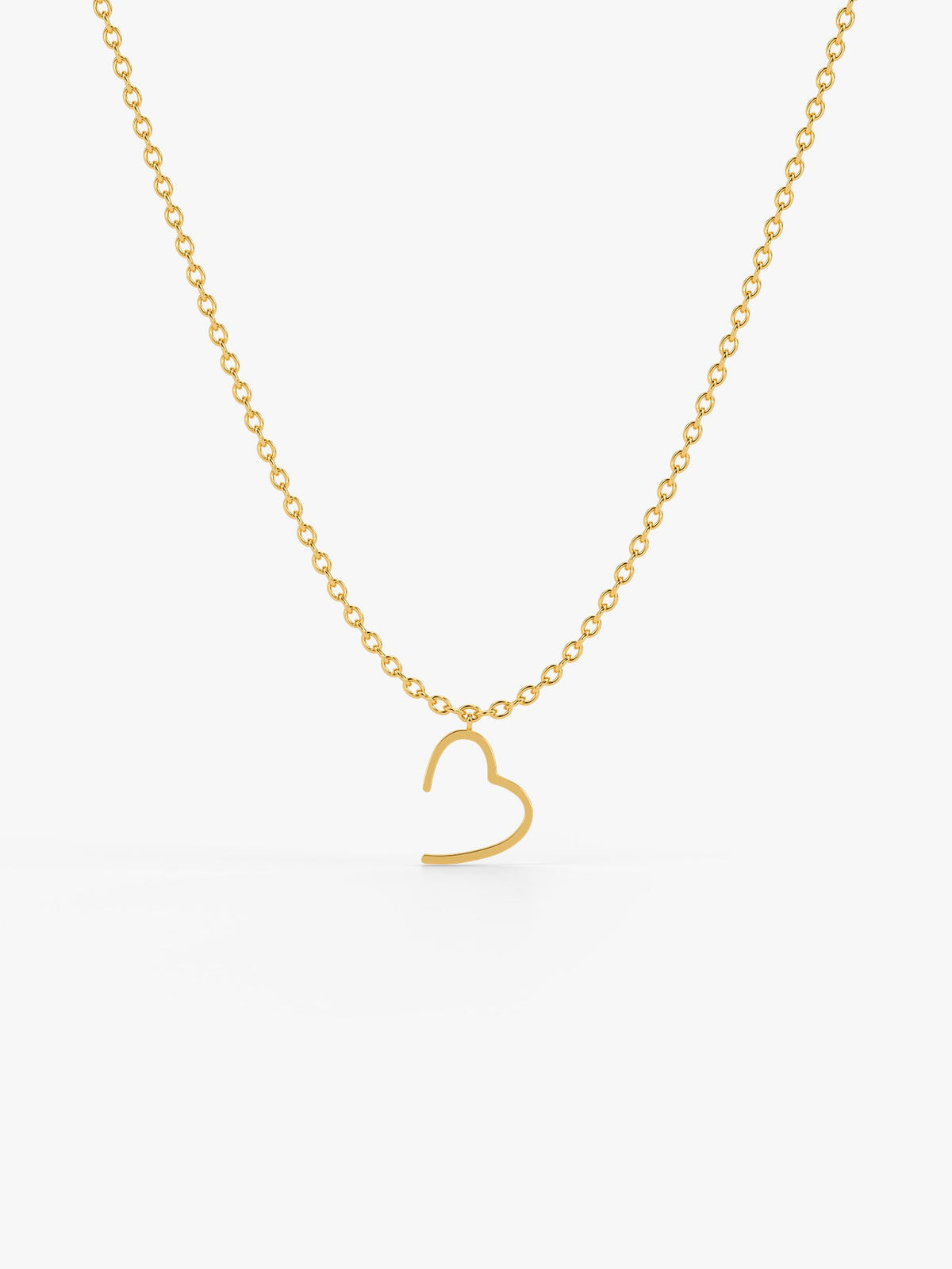 IXIA by GIVA Heartline Gold Plated Necklace